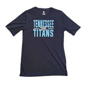 NFL Tennessee Titans Navy Blue Adult Men Football Short Sleeve Tshirt XLarge Tee